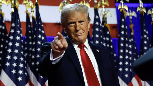 Trump Pointing Victory 2024 Glossy Poster Picture Photo Print Banner Conversationprints