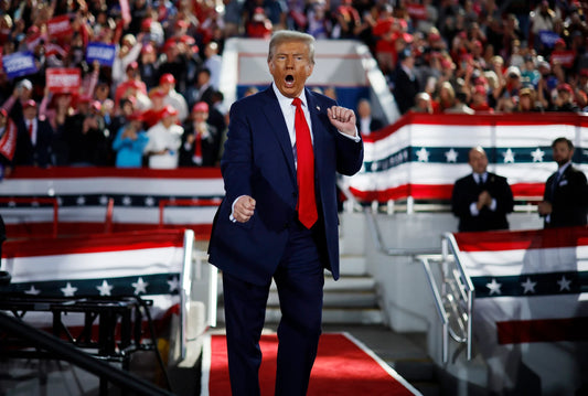 Donald Trump Dancing At Rally Glossy Poster Picture Photo Print Banner Conversationprints