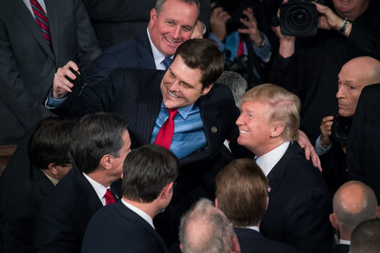 Matt Gaetz Donald Trump Selfie Glossy Poster Picture Photo Print Banner Conversationprints