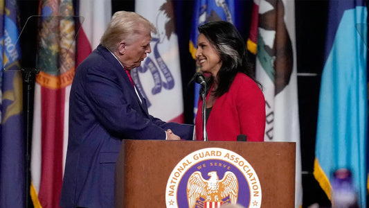 Tulsi Gabbard Trump Handshake Dni Glossy Poster Picture Photo Print Banner Conversationprints