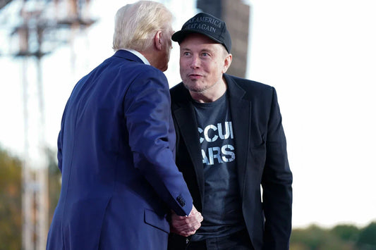 Elon Musk Maga Hat Trump Glossy Poster Picture Photo Print Banner Conversationprints