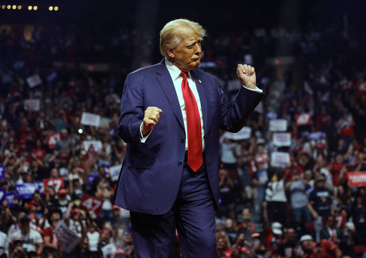 Donald J Trump Dancing Glossy Poster Picture Photo Print Banner Conversationprints