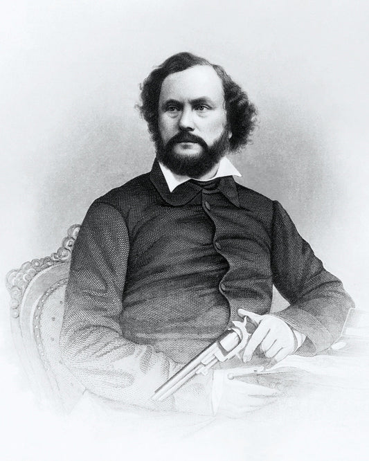 Samuel Colt 45 Portrait Glossy Poster Picture Photo Print Banner  Conversationprints