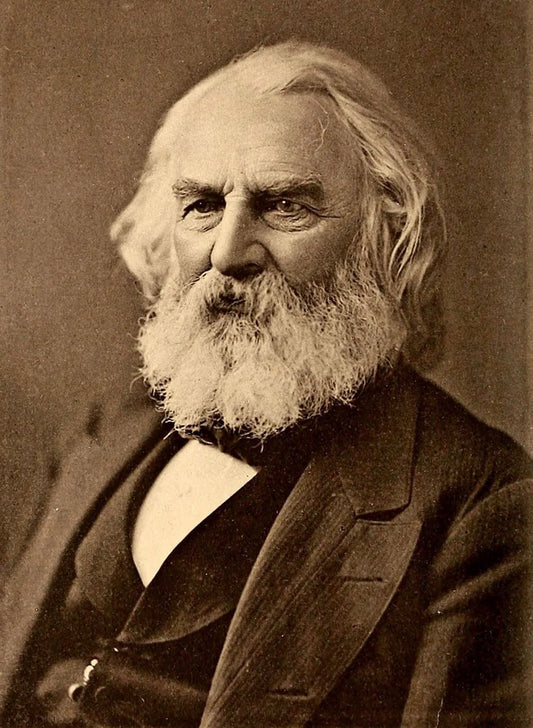 Henry Wadsworth Longfellow Poet Glossy Poster Picture Photo Print Banner  Conversationprints