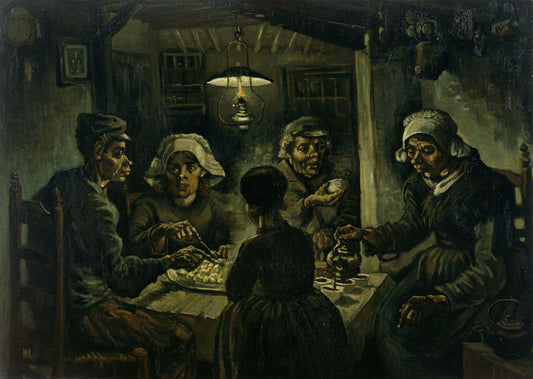 Van Gogh The Potato Eaters Glossy Poster Picture Photo Print Banner  Conversationprints