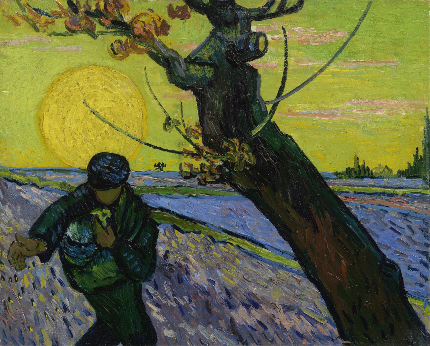 Van Gogh The Sower Glossy Poster Picture Photo Print Banner  Conversationprints
