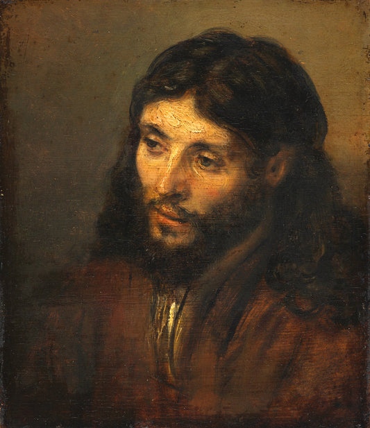 Rembrandt Head Of Christ Glossy Poster Picture Photo Print Banner  Conversationprints