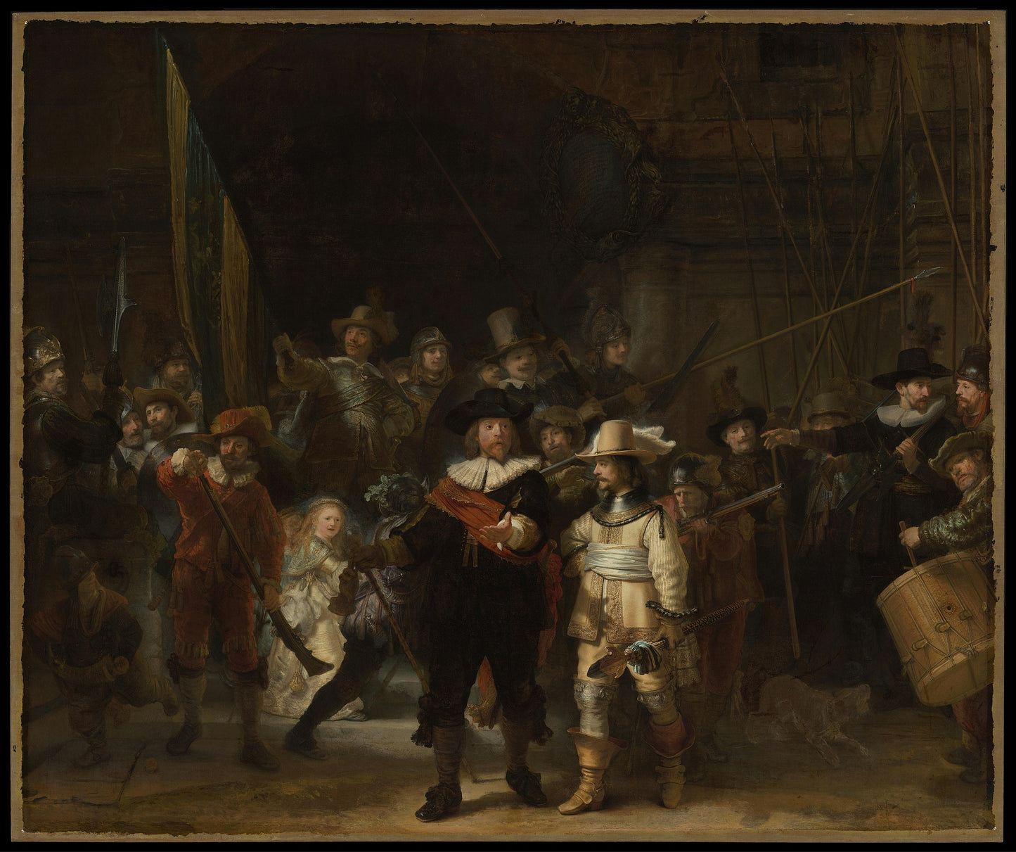 Rembrandt The Night Watch Glossy Poster Picture Photo Print Banner  Conversationprints