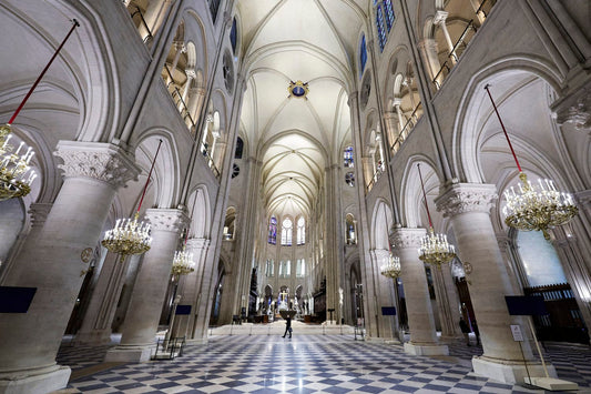Notre Dame Cathedral 2024 Glossy Poster Picture Photo Print Banner  Conversationprints