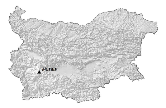 Bulgaria Elevation Map Glossy Poster Picture Photo Print Banner  Conversationprints