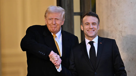 Donald Trump Macron 2024 Glossy Poster Picture Photo Print Banner  Conversationprints