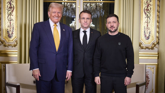 Trump Zelensky Macron 2024 Glossy Poster Picture Photo Print Banner  Conversationprints