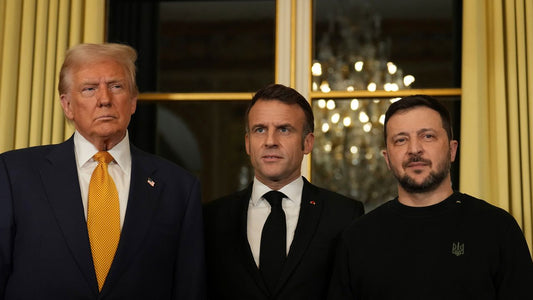 Donald Trump Zelensky Macron 2024 Glossy Poster Picture Photo Print Banner  Conversationprints