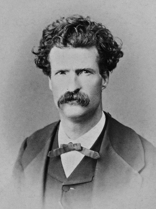 Mark Twain Samuel Clemens 1866 Glossy Poster Picture Photo Print Banner  Conversationprints