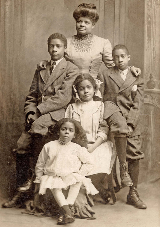 Ida B Wells Family Children 1909 Glossy Poster Picture Photo Print Banner  Conversationprints