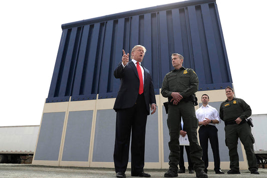 Rodney Scott Trump Border Glossy Poster Picture Photo Print Banner  Conversationprints