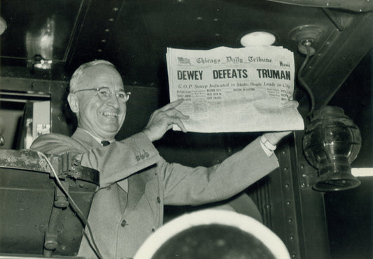 Dewey Defeats Truman Newspaper 1948 Poster Picture Photo Print Banner  Conversationprints