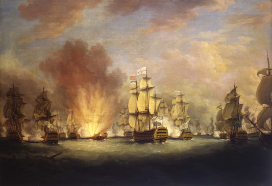 Battle Cape St Vincent Revo War Usa Poster Picture Photo Print Banner  Conversationprints