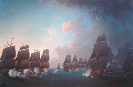 Battle Of Martinique Revolutionary War Poster Picture Photo Print Banner  Conversationprints