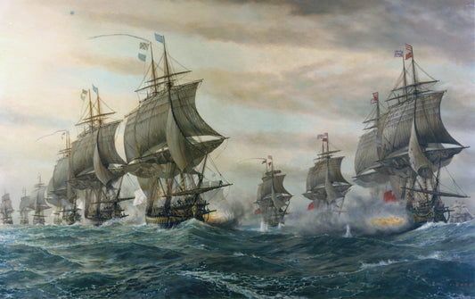 Battle Of The Chesapeake Revo War Usa Poster Picture Photo Print Banner  Conversationprints