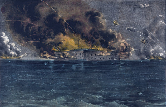 Bombardment Of Fort Sumter Civil War Poster Picture Photo Print Banner  Conversationprints