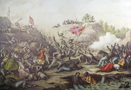 Fort Pillow Massacres Civil War 1885 Poster Picture Photo Print Banner  Conversationprints
