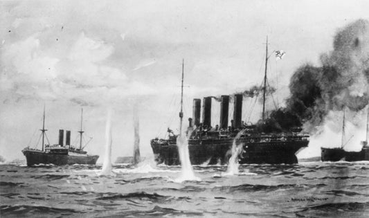 Sinking Of Ss Kaiser Wilhelm Der Grosse Poster Picture Photo Print Banner  Conversationprints
