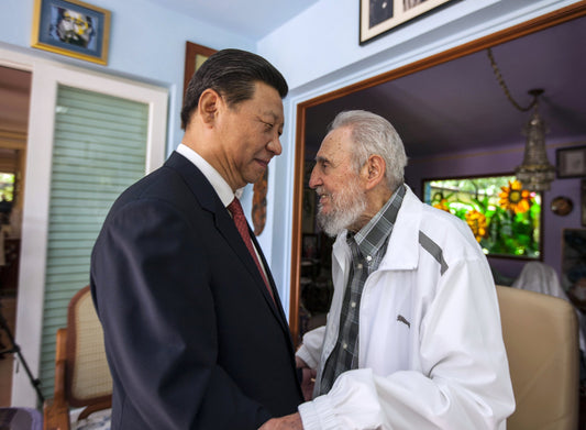 Fidel Castro Xi Jinping China Cuba Poster Picture Photo Print Banner  Conversationprints
