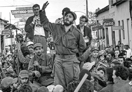 Fidel Castro Cuban Revolutionary Glossy Poster Picture Photo Print Banner  Conversationprints