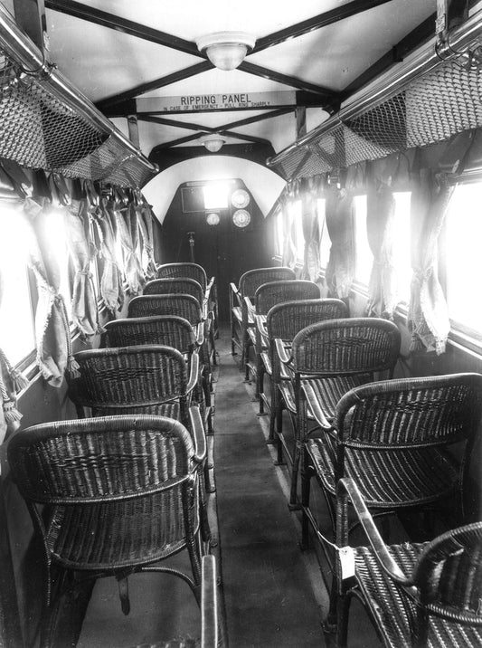 Inside Airplane In 1930 Glossy Poster Picture Photo Print Banner  Conversationprints