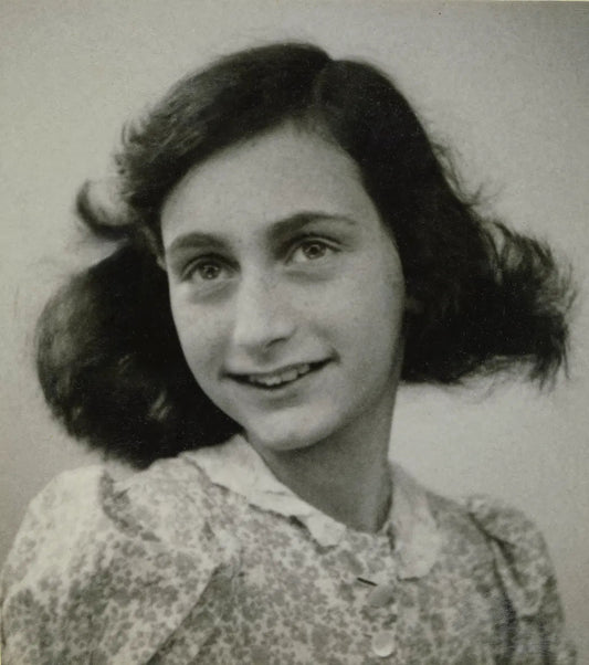 Anne Frank Portrait Glossy Poster Picture Photo Print Banner  Conversationprints
