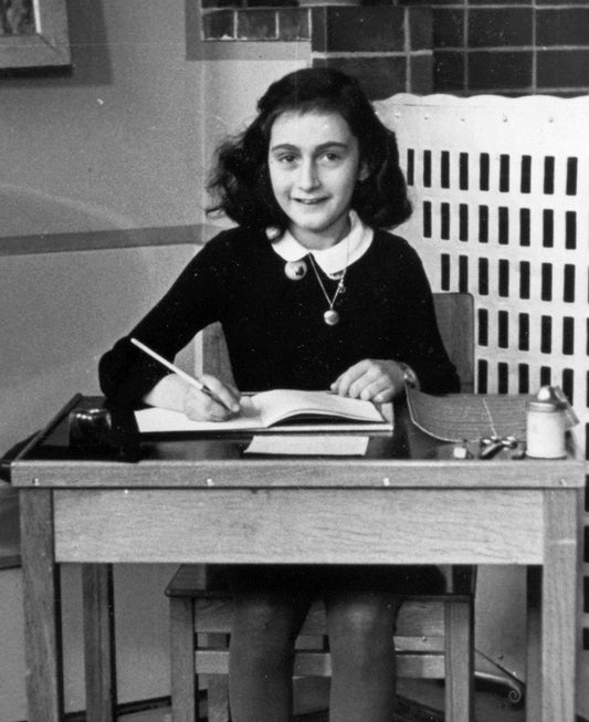 Anne Frank In School Glossy Poster Picture Photo Print Banner  Conversationprints