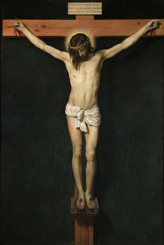 Christ Crucifed Diego Velazquez Glossy Poster Picture Photo Print Banner  Conversationprints