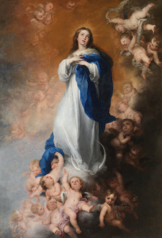 The Immaculate Conception Murillo Glossy Poster Picture Photo Print Banner  Conversationprints