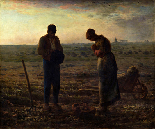 The Angelus By Millet Glossy Poster Picture Photo Print Banner  Conversationprints