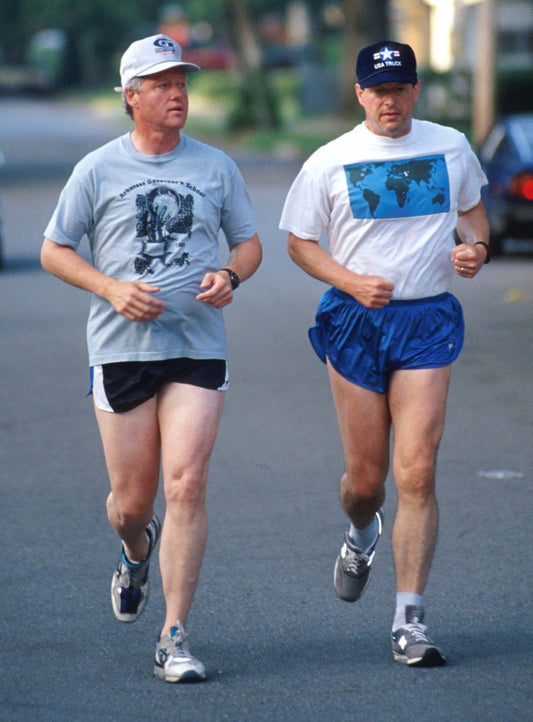 Pres Bill Clinton Gore Running Shorts Poster Picture Photo Print Banner  Conversationprints
