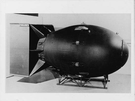 Fat Man Atomic Bomb Nuclear Glossy Poster Picture Photo Print Banner  Conversationprints