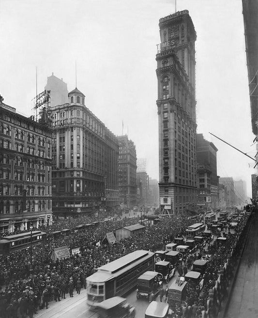 Times Square 1919 New York Nyc Glossy Poster Picture Photo Print Banner  Conversationprints