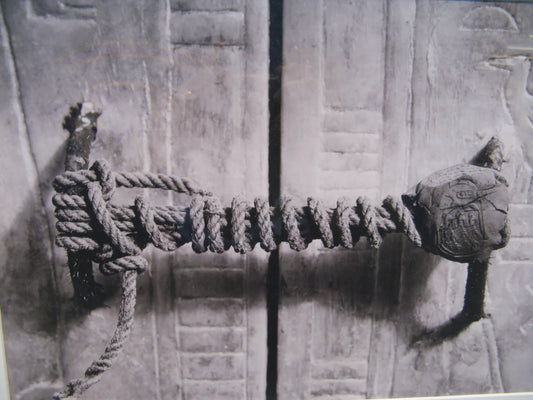 Unbroken Seal King Tut Tomb Glossy Poster Picture Photo Print Banner  Conversationprints