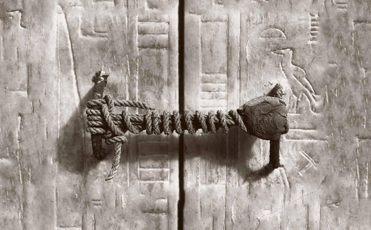 Unbroken Seal King Tut Tomb Egypt Glossy Poster Picture Photo Print Banner  Conversationprints
