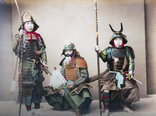 Samurais In Color Japan Glossy Poster Picture Photo Print Banner  Conversationprints