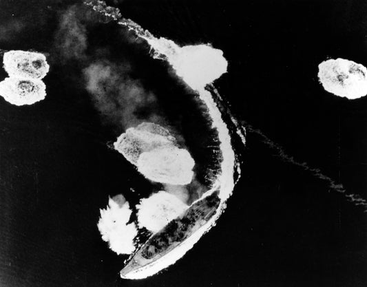 Attack On Kure Battleship Japan 1945 Poster Picture Photo Print Banner  Conversationprints