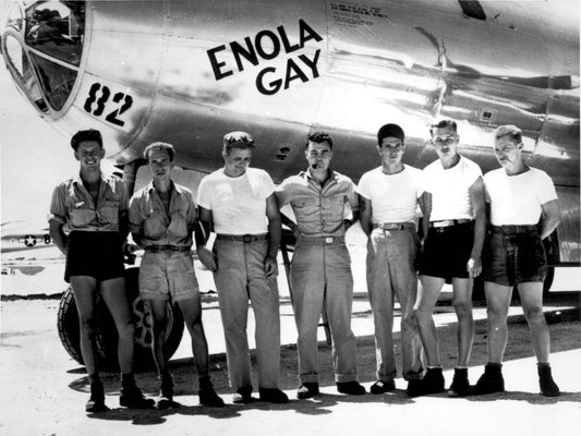 Enola Gay Atomic Bomber Crew Glossy Poster Picture Photo Print Banner  Conversationprints