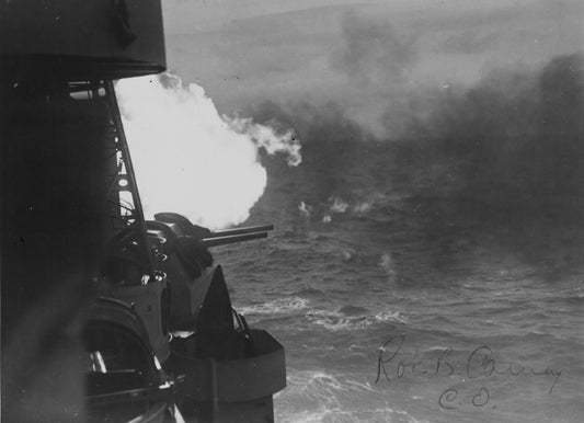 Uss Denver Fires Battle Blackett Strait Poster Picture Photo Print Banner  Conversationprints