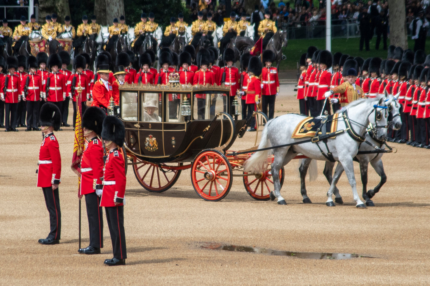 Windsor Grey Horse Queen Elizabeth POSTER PICTURE PHOTO PRINT BANNER  CONVERSATIONPRINTS