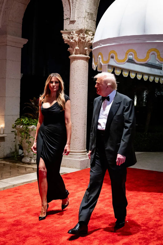 Trump Melania New Years Glossy Poster Picture Photo Print Banner  Conversationprints