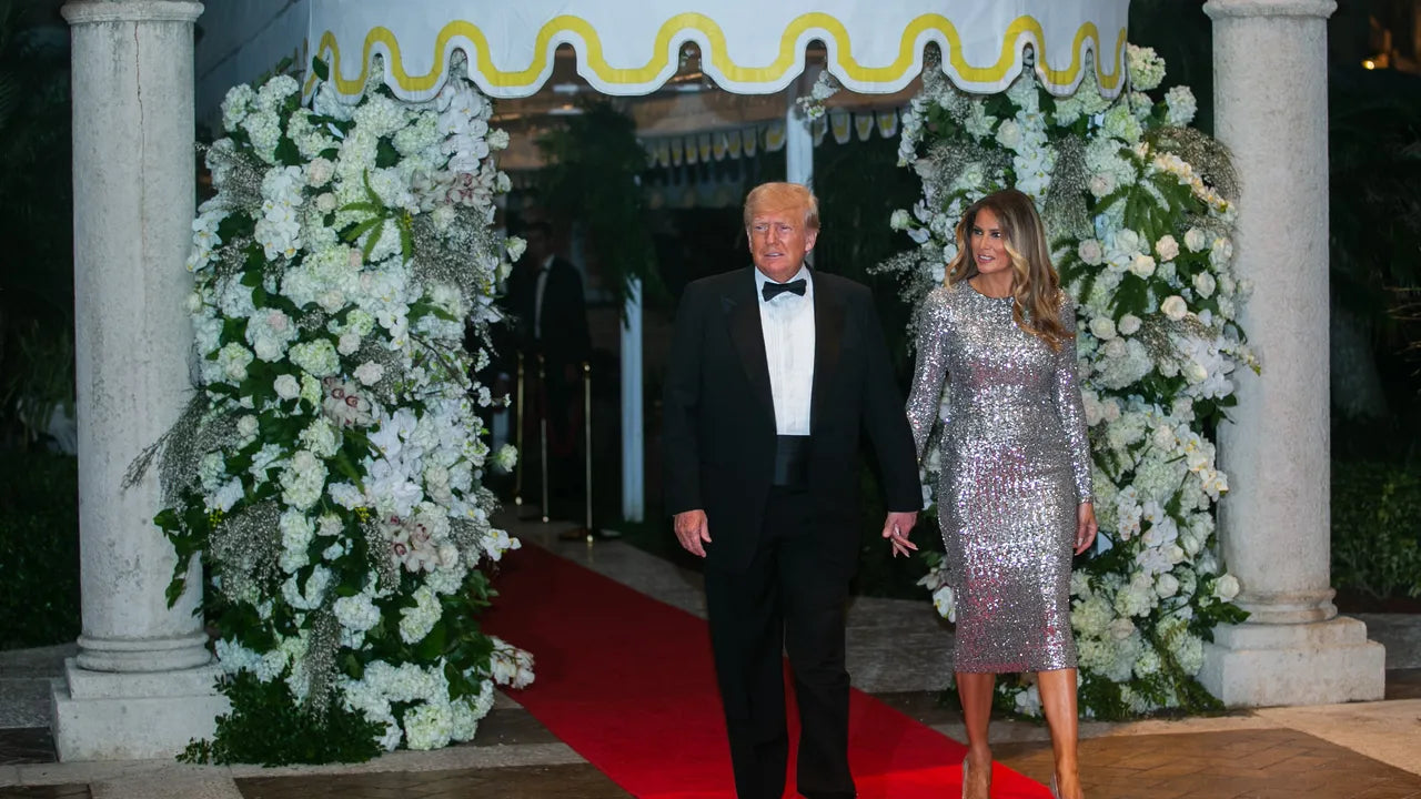 Donald Trump Melania New Years Glossy Poster Picture Photo Print Banner  Conversationprints