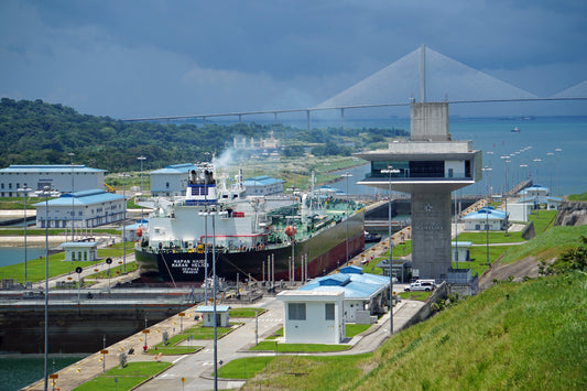 Panama Canal Agua Clara Locks Glossy Poster Picture Photo Print Banner  Conversationprints