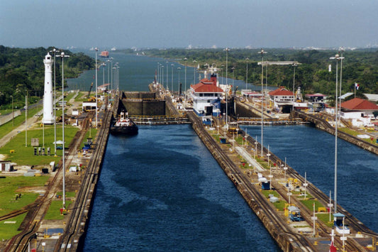 Panama Canal Gatun Locks Glossy Poster Picture Photo Print Banner  Conversationprints