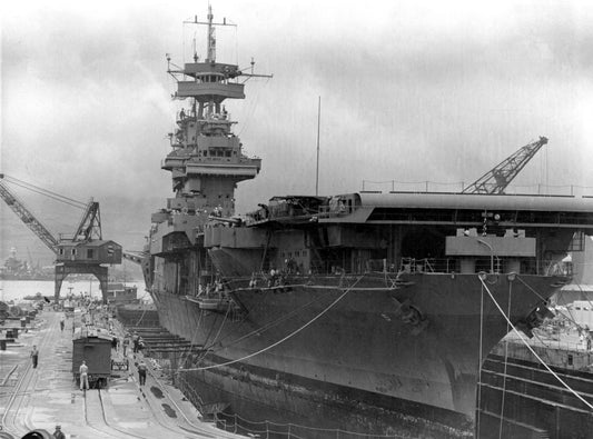 Uss Yorktown Ship Ww2 Wwii Glossy Poster Picture Photo Print Banner  Conversationprints